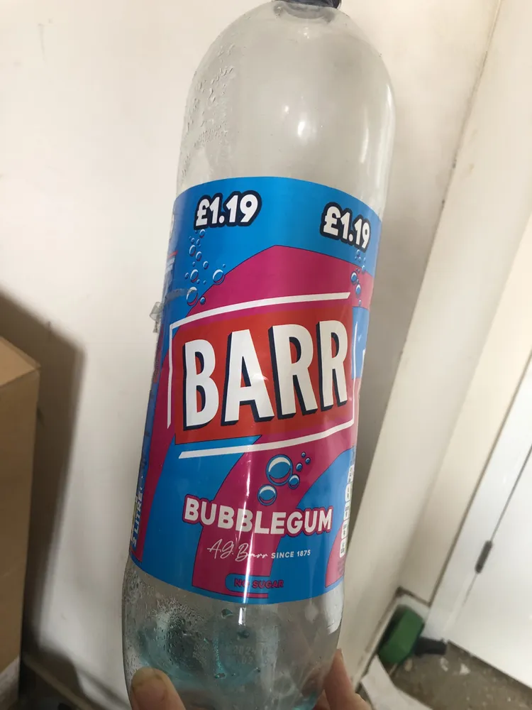 barr Bubblegum 2lit