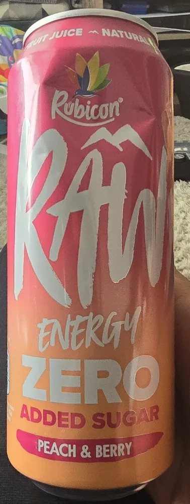 Peach & Berry Energy Drink