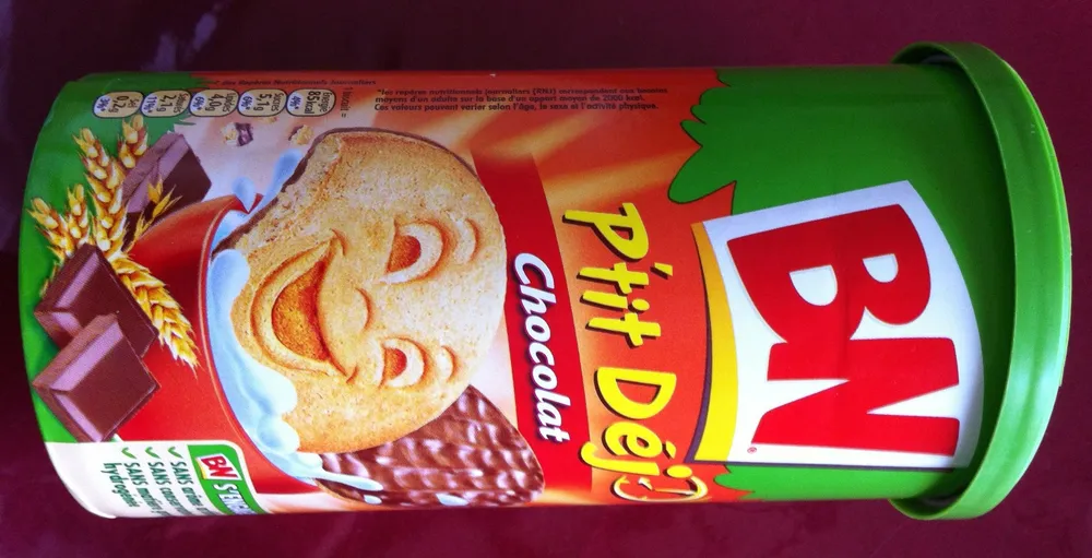 P'tit Déj - Biscuits nappés de chocolat au lait