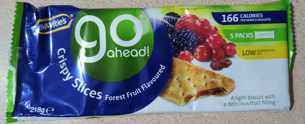 Go Ahead Crispy Slices Forest Fruit Flavoured
