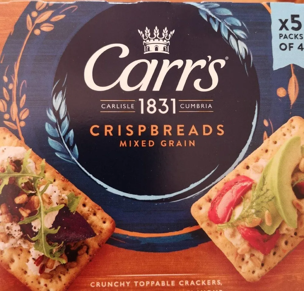 Crispbread mixed grain