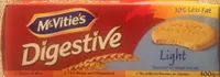 Mcvities Digestive Keksi 400G Light Uutuustuote