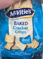 Baked cracker crips