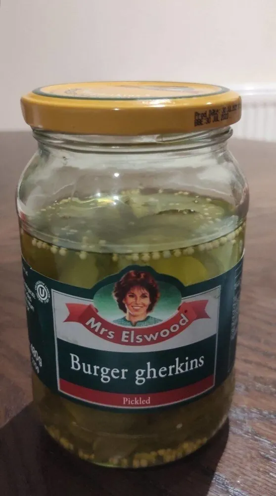 Burger gherkins