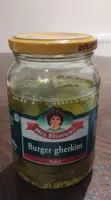 Burger gherkins