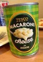 Macaroni cheese in sauce