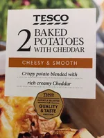 2 Baked potatoes with cheddar