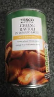 Cheese ravioli in tomato sauce