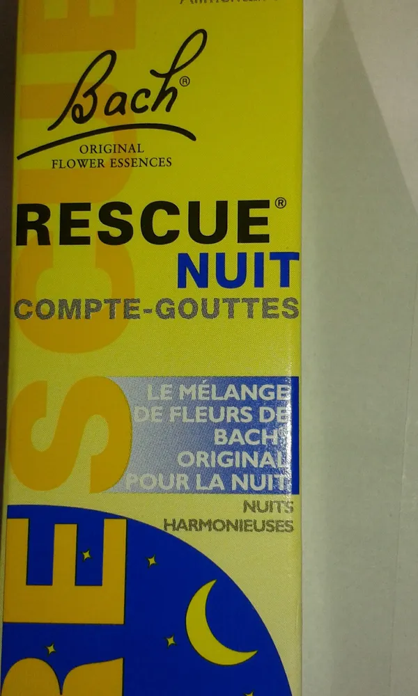 Rescue Nuit Compte Goutte - 10 ML - Bach