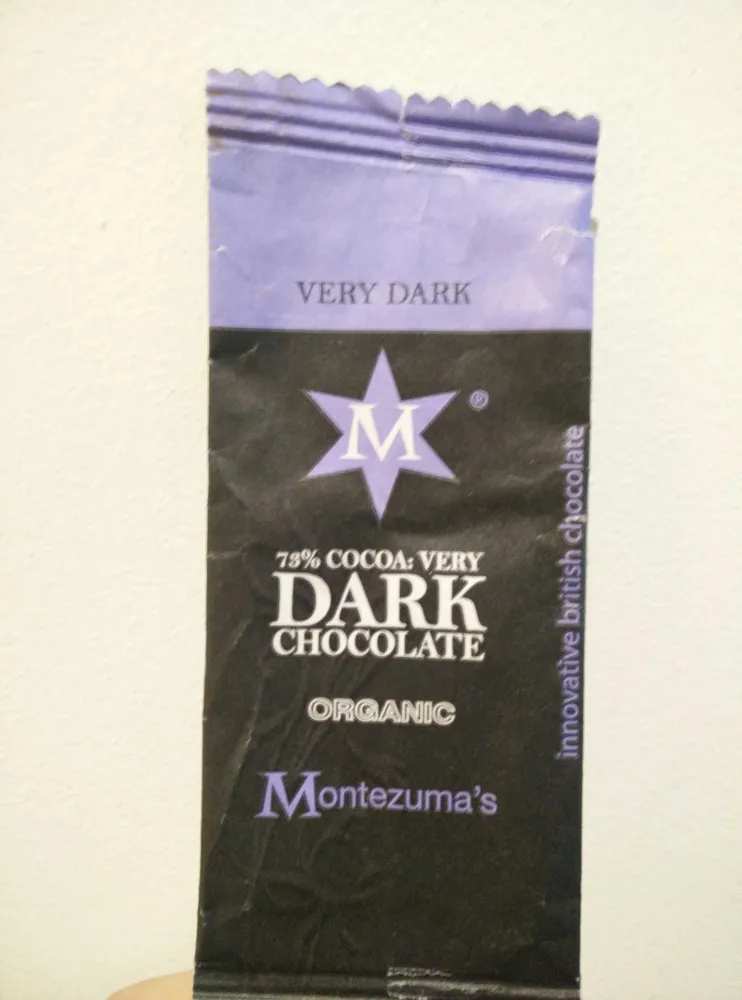 Montezuma's Chocolates Organic 73% Dark Chocolate Mini Bar