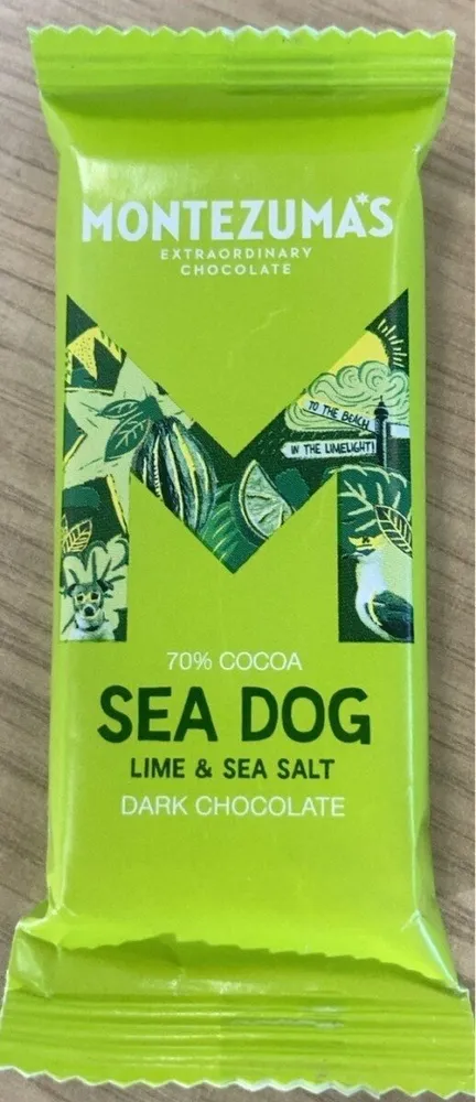 Sea Dog lime & sea salt dark chocolate