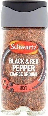 Black & Red Pepper Coarse Ground Hot