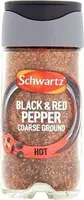 Black & Red Pepper Coarse Ground Hot
