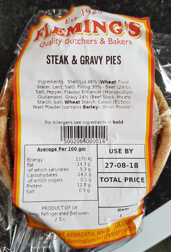 Steak and Gravy Pie