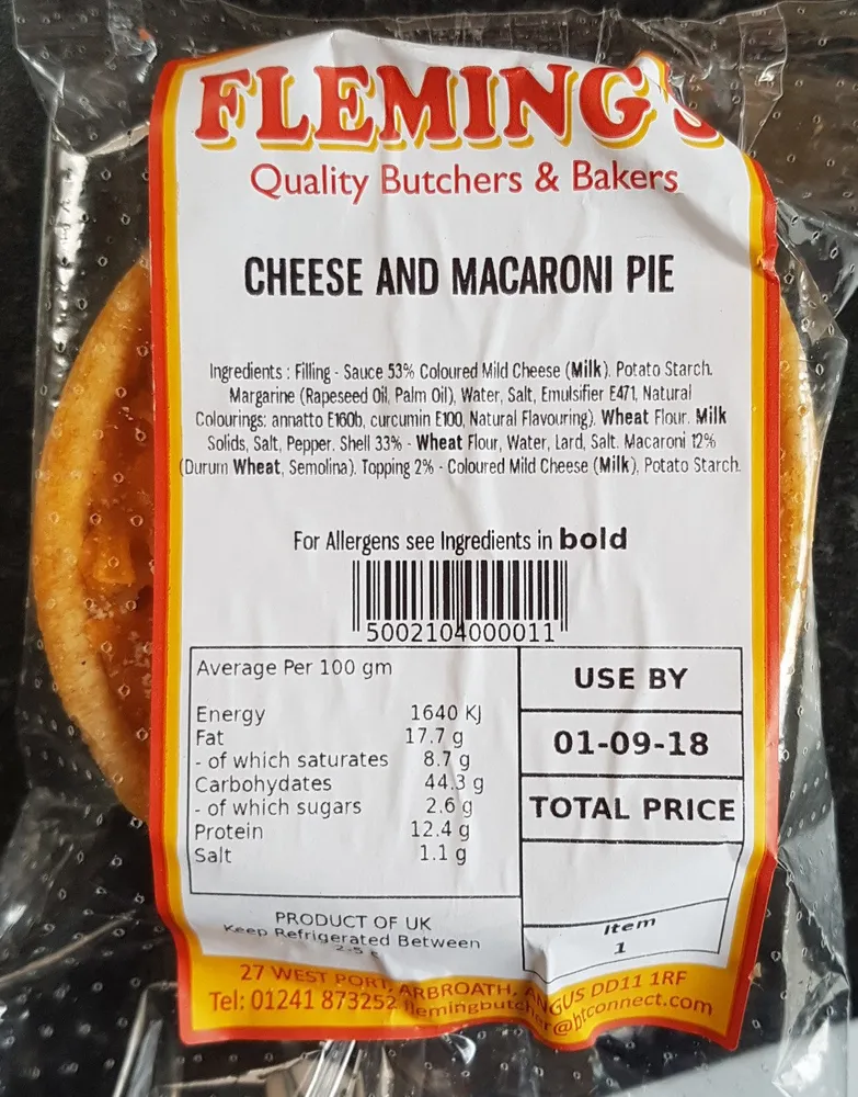 Cheese and Macaroni Pie