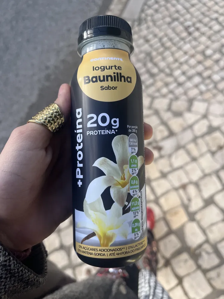 Iogurte sabor baunilha