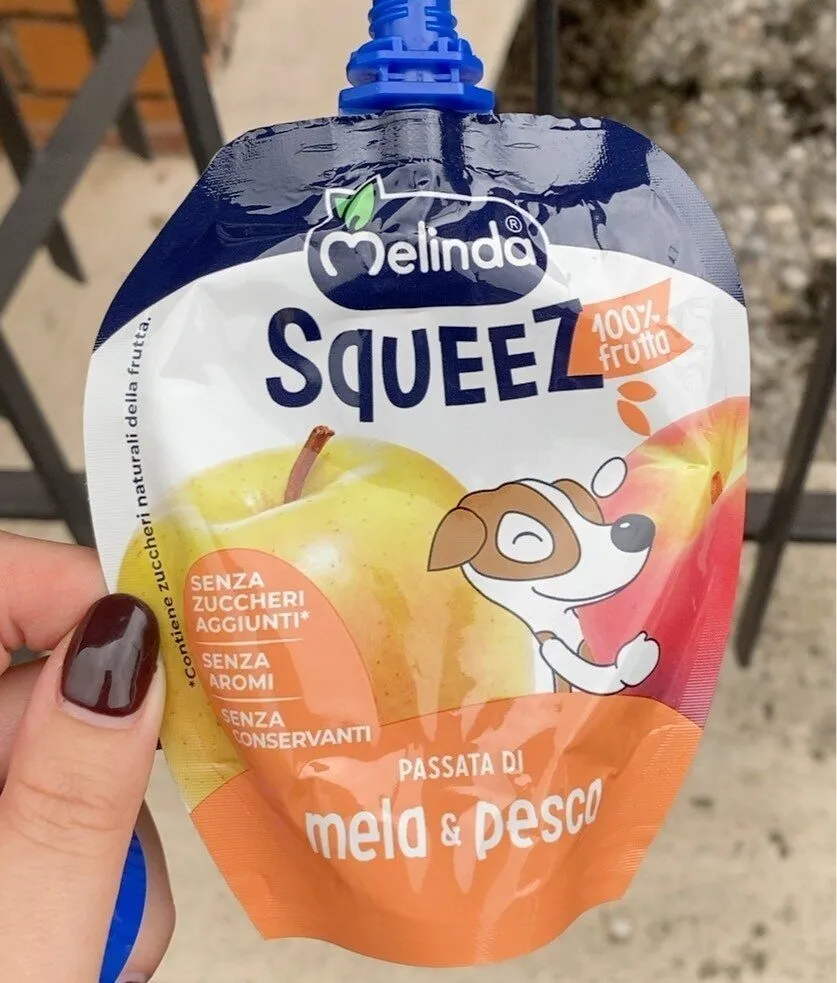 Squeez mela e pesca
