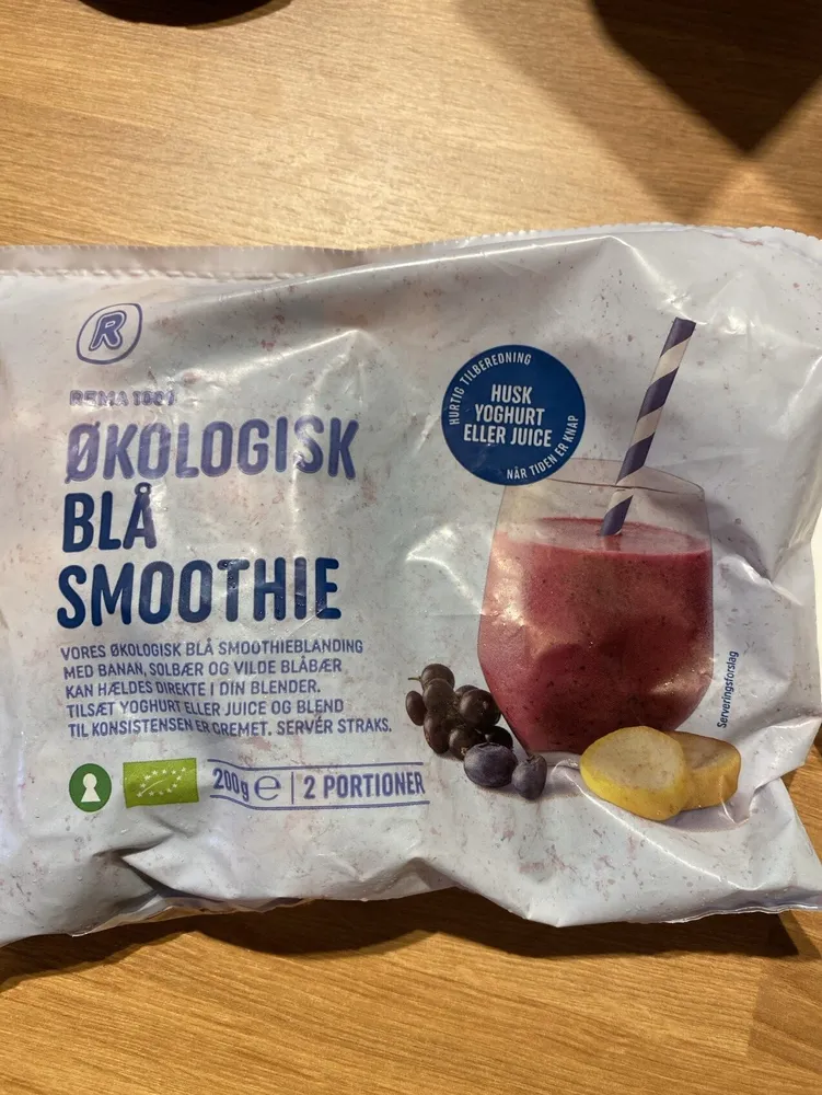 Økologisk Blå Smoothie