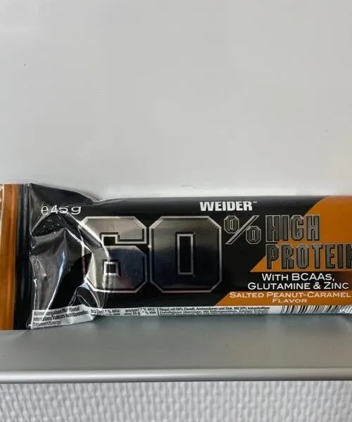 60% High Protein  Salted Peanut Caramel Flavor