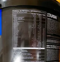 USN Typical Nutritional Information