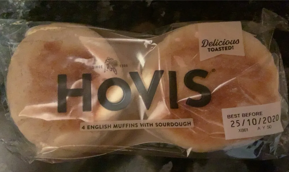 Hovis English Muffins with sourdough