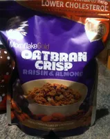 Muesli croustillant de son d'avoine raisins et amandes