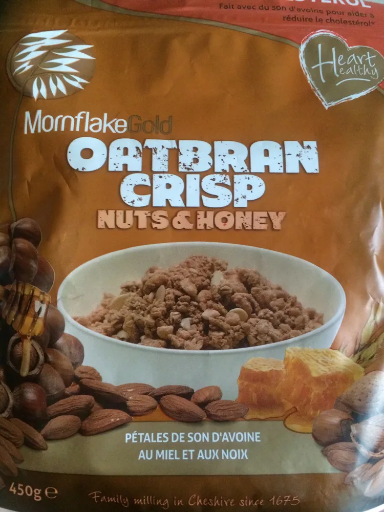 Oatbran Crisp Nuts & Honey