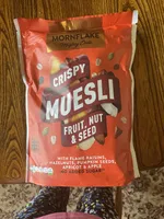 crispy muesli fruit, nut & seed