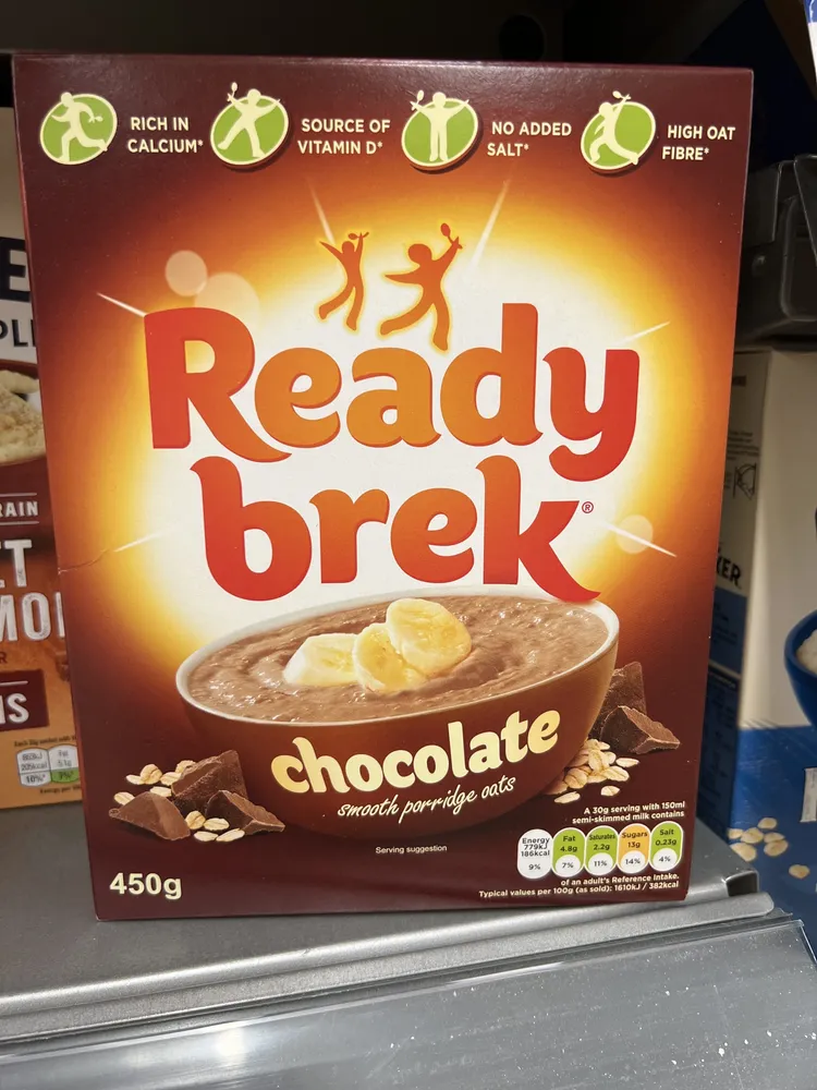 chocolate smooth porridge oats