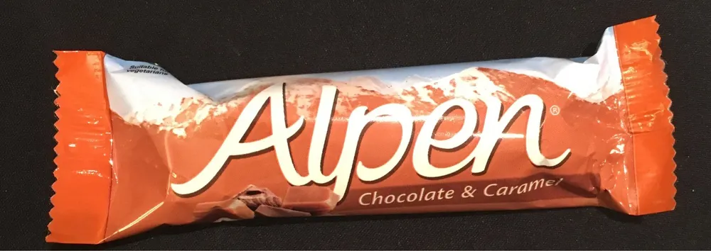 Alpen chocolate & caramel
