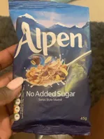 Swiss style muesli, No added sugar
