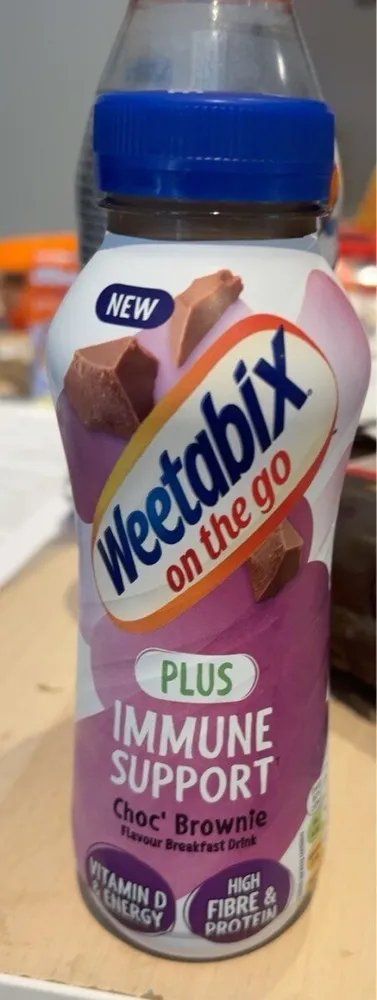 Weetabix on the go plus immune support choc brownie