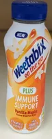 Weetabix on the go plus immune support vanilla maple