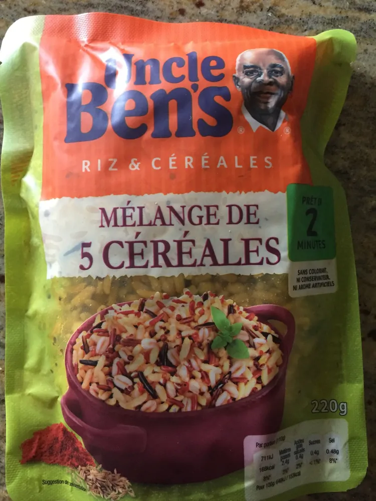 Riz et céréales mélange de 5 céréales