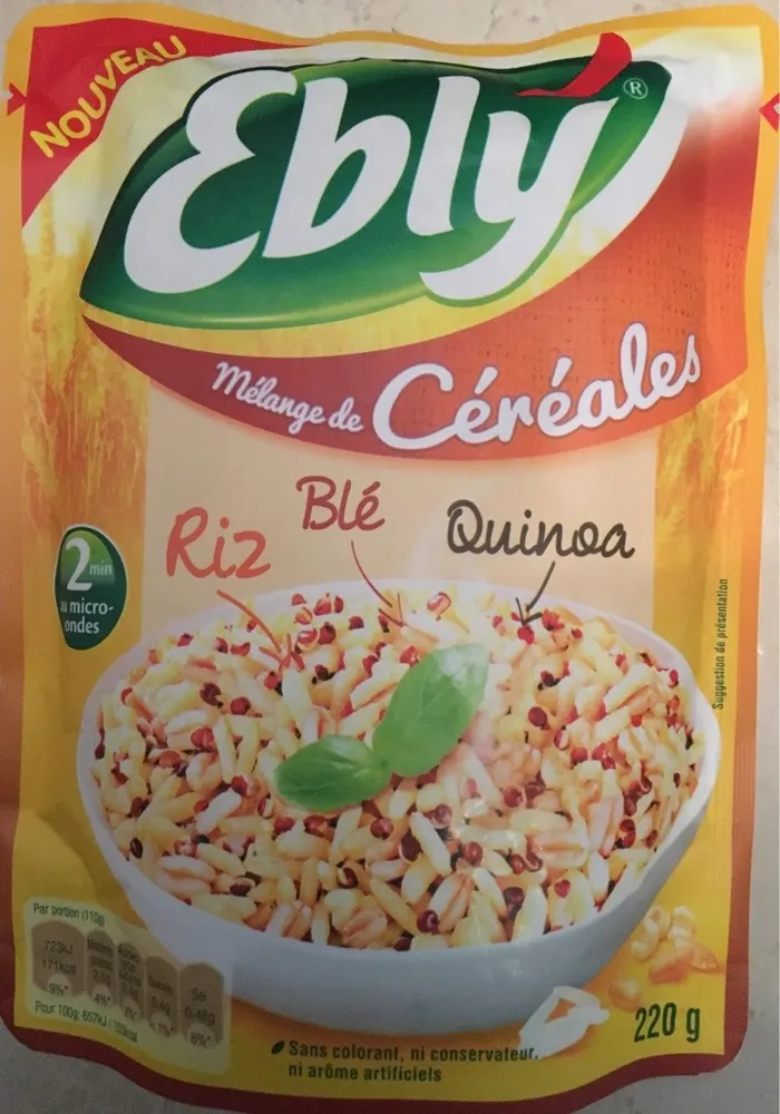 Mélange de Céréales : Riz, Blé, Quinoa