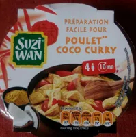 Préparation facile pour poulet coco curry