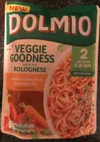 Veggie goodness bolognese sauce. Smooth tomato & hidden veg.
