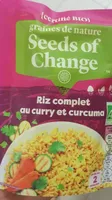 Riz complet au curry et curcuma