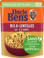 Riz au curry et lentilles Uncle Ben's 220 g