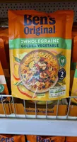 Wholegrain golden vegetable rice