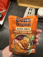 Bowl Reis Spicy Curry Reis