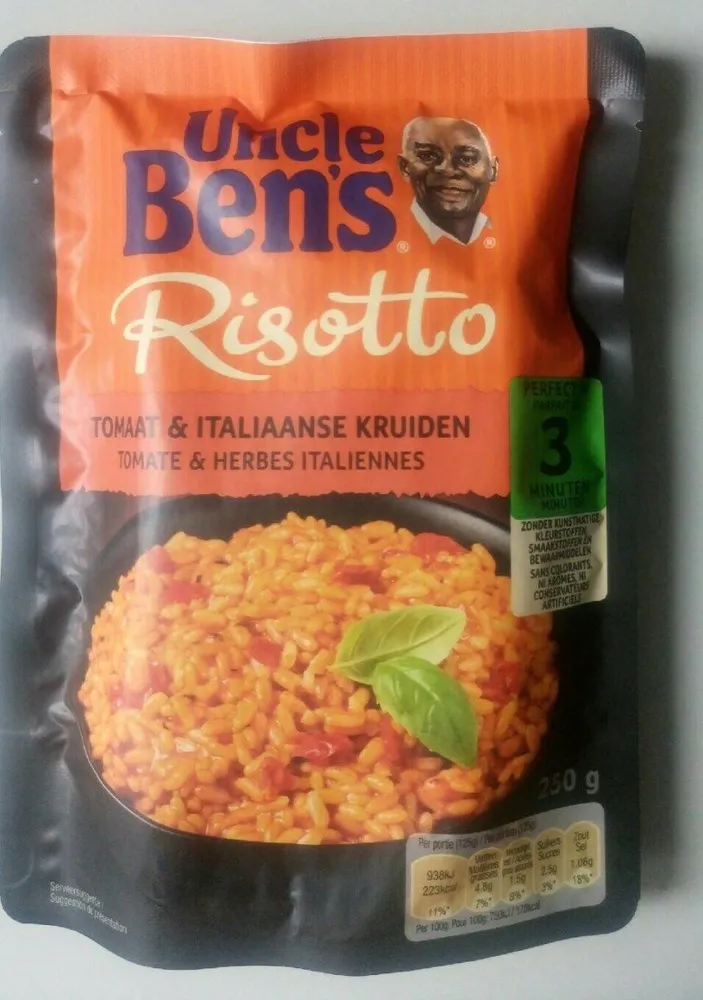 Uncle Ben's Exrpess Risotto à La Tomate Et Aux Herbes