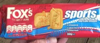 Sports shortcake biscuits