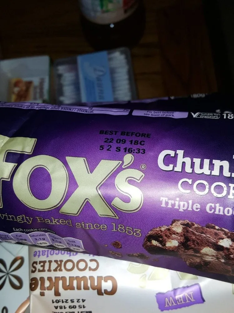 Chunky cookies