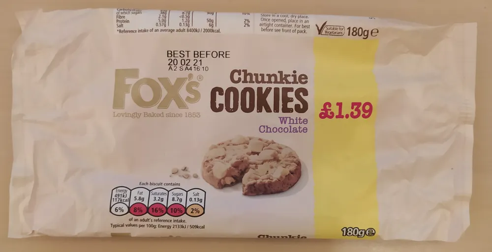 Chunkie Cookies