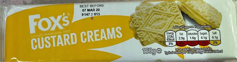 Custard creams