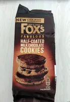 Half-Coated Milk Chocolate Cookies