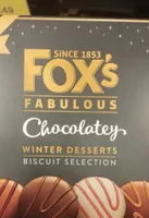 Chocolatey winter desserts biscuit selection
