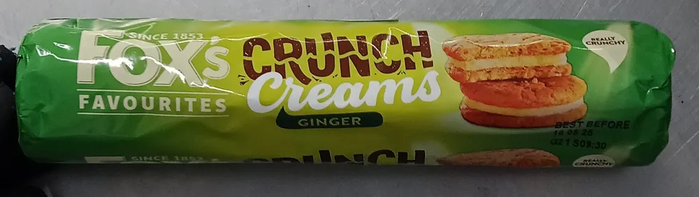 Foxs Ginger Crunch Creams 200g