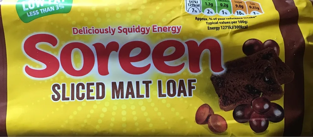 Soreen Fruity Sliced Malt Loaf